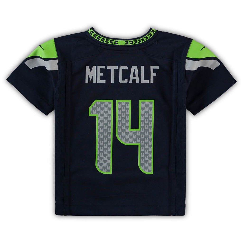DK Metcalf Seattle Seahawks Toddler Game Jersey - Navy
