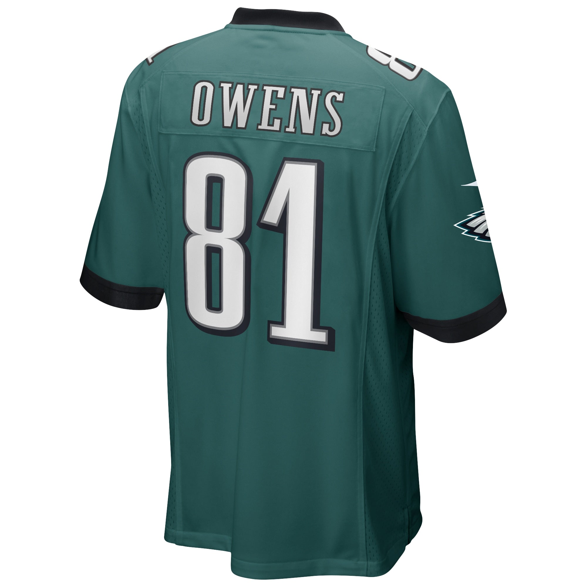 Terrell Owens Philadelphia Eagles Game Retired Player Jersey - Midnight Green