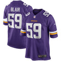 Matt Blair Minnesota Vikings Game Retired Player Jersey - Purple