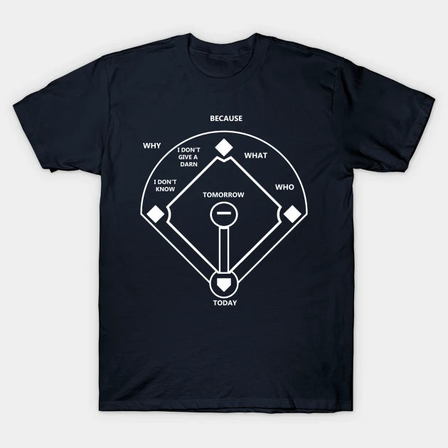 Who'S On First Baseball Love Funny Classic T-Shirt
