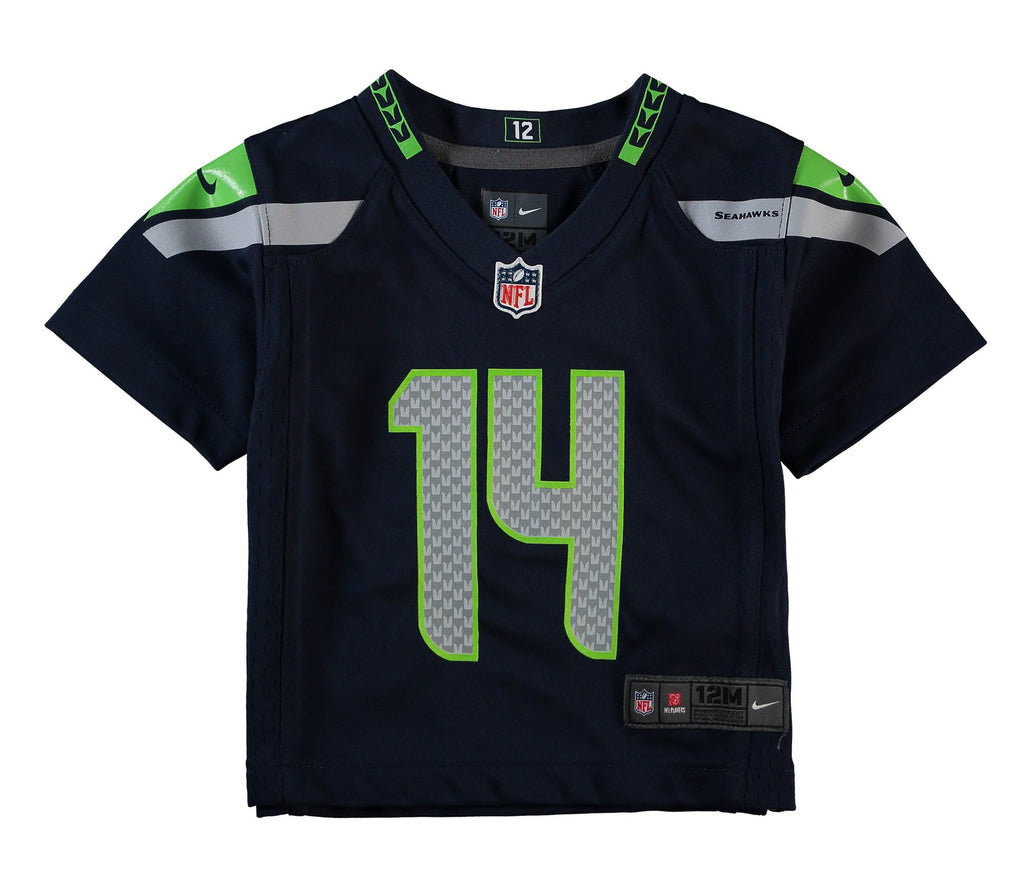 Toddler DK Metcalf Navy Seattle Seahawks Game Jersey