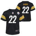 Toddler Najee Harris Black Pittsburgh Steelers Game Jersey