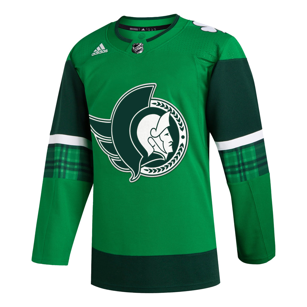 Ottawa Senators 2023 St. Patrick's Day Primegreen Authentic Jersey - Kelly Green