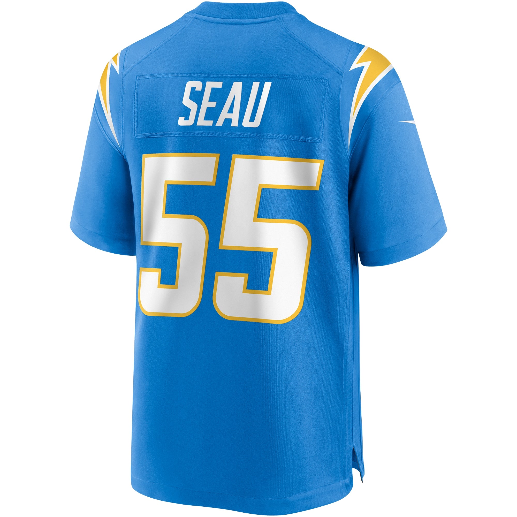 Junior Seau Los Angeles Chargers Game Retired Player Jersey - Powder Blue