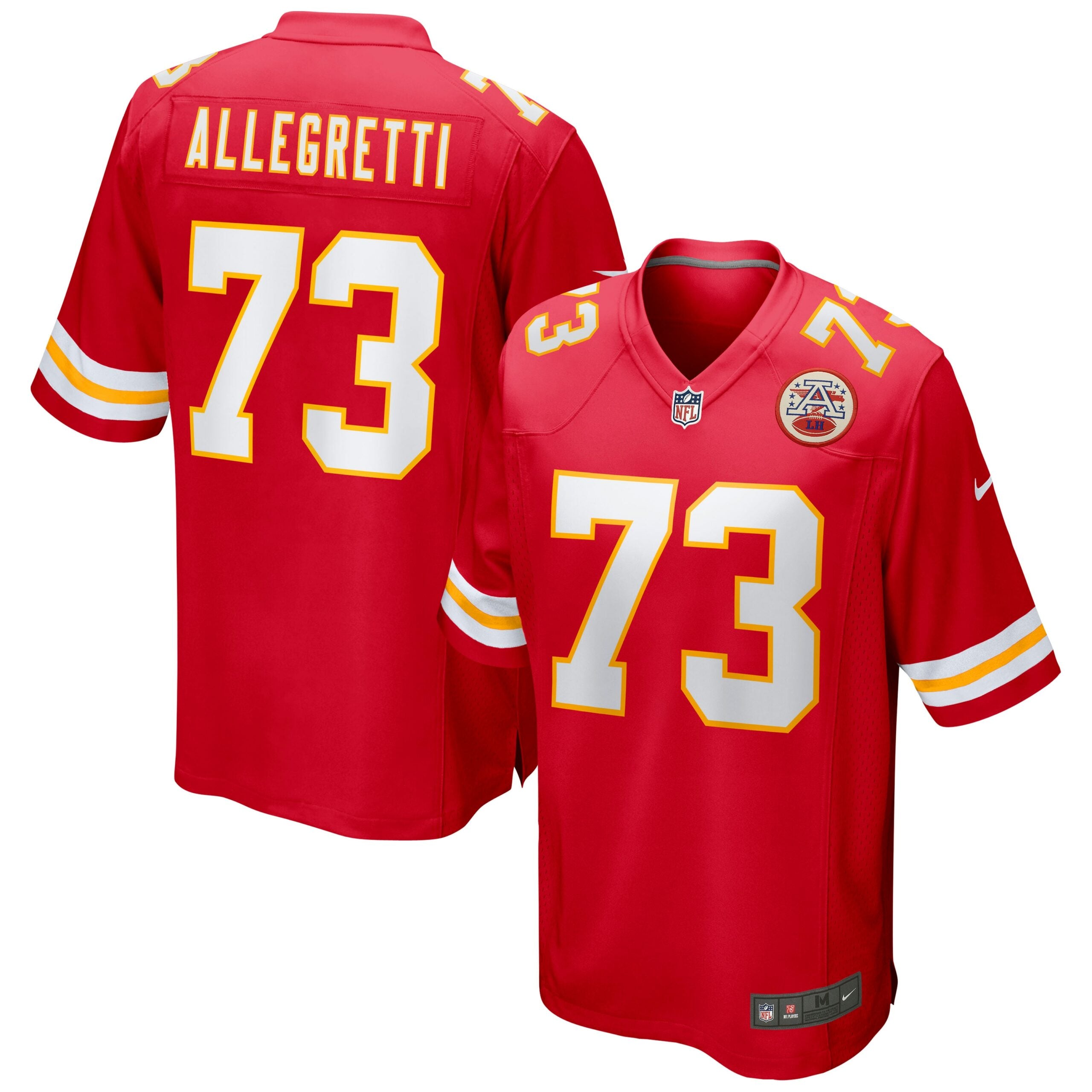 Nick Allegretti Kansas City Chiefs Game Jersey - Red