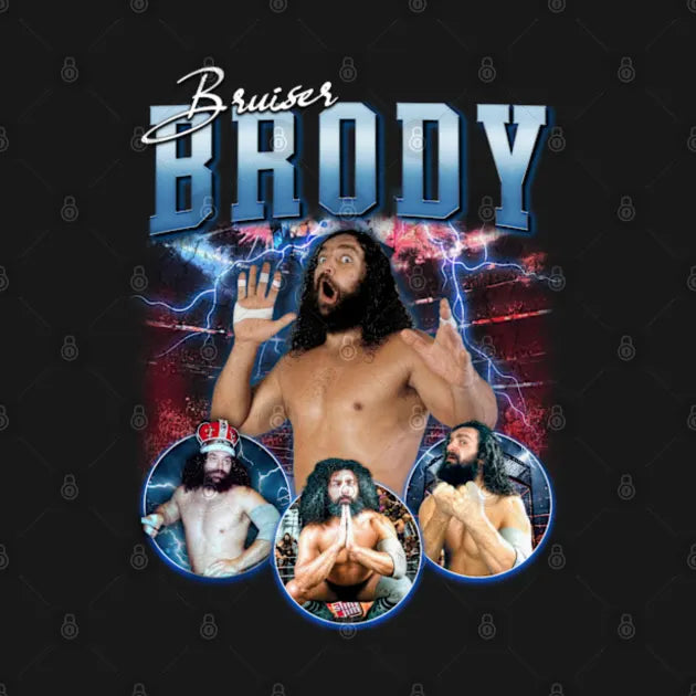 Bruiser Brody Bootleg Vintage Hoodie
