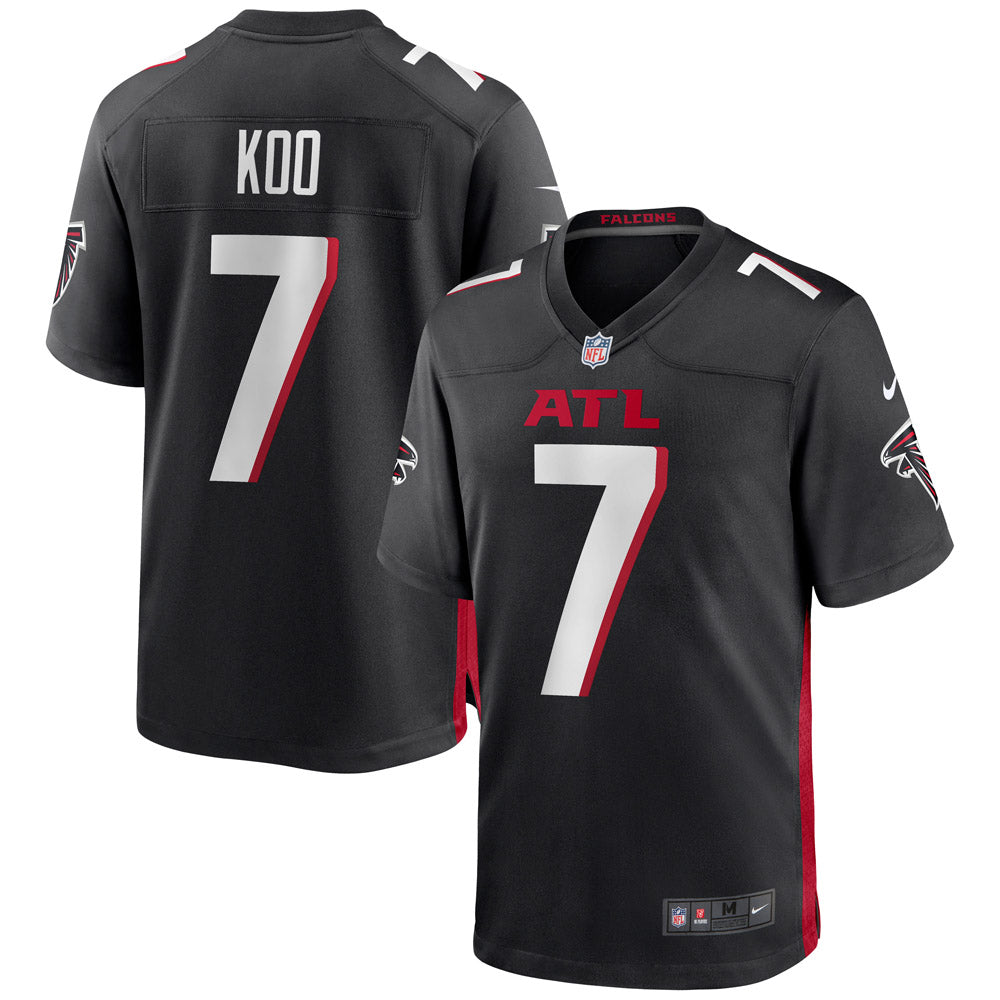 Men's Atlanta Falcons Younghoe Koo Game Jersey Black