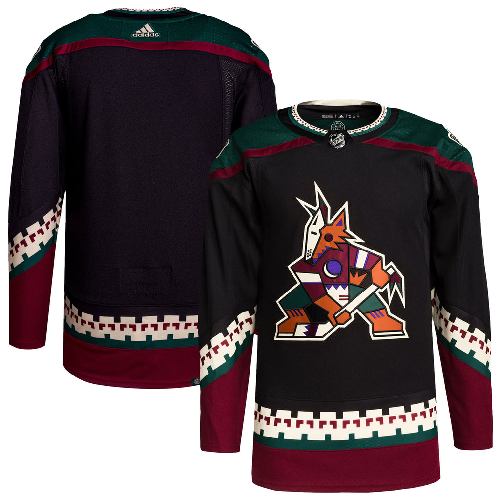 Arizona Coyotes Home Primegreen Authentic Pro Blank Jersey - Black