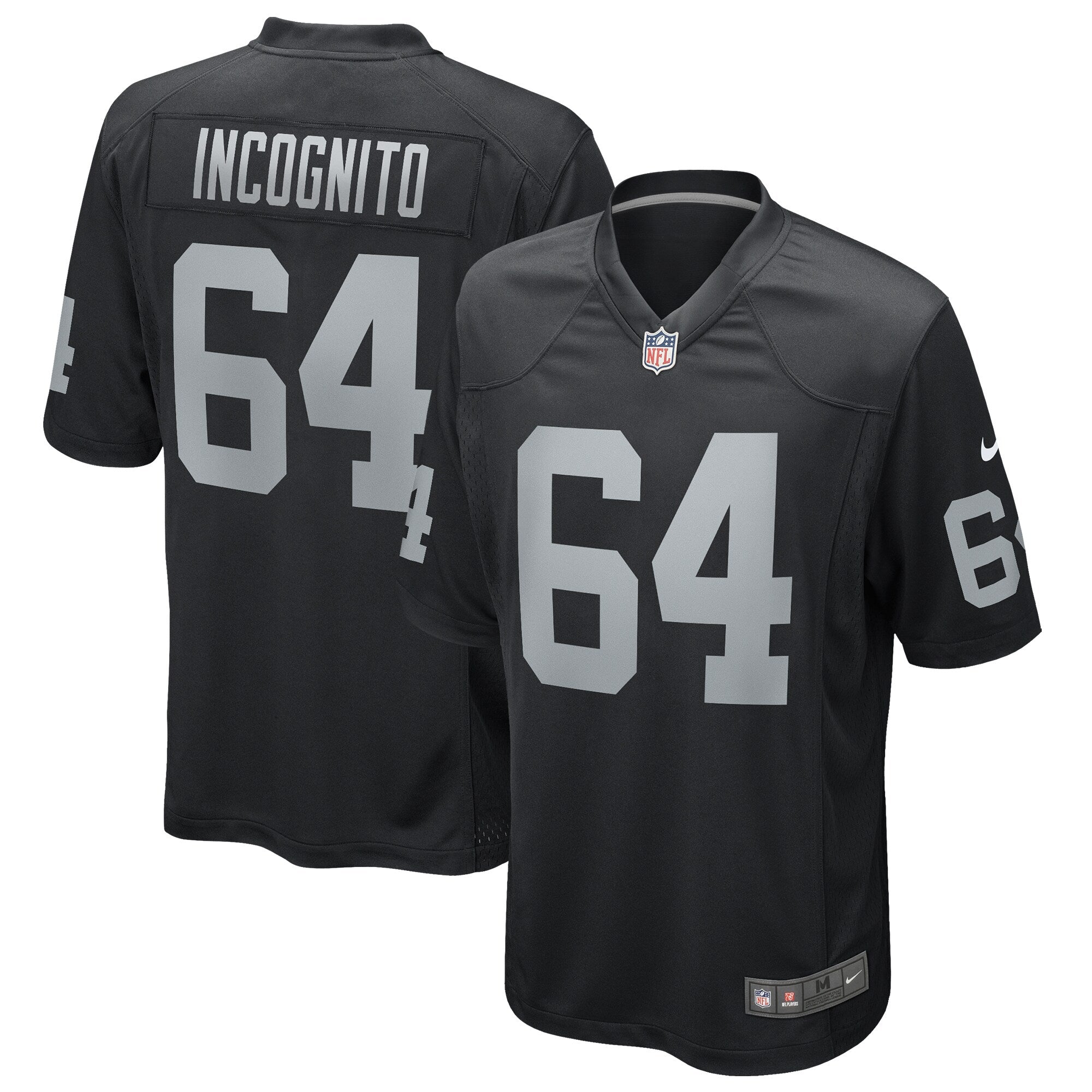 Richie Incognito Las Vegas Raiders Game Jersey - Black