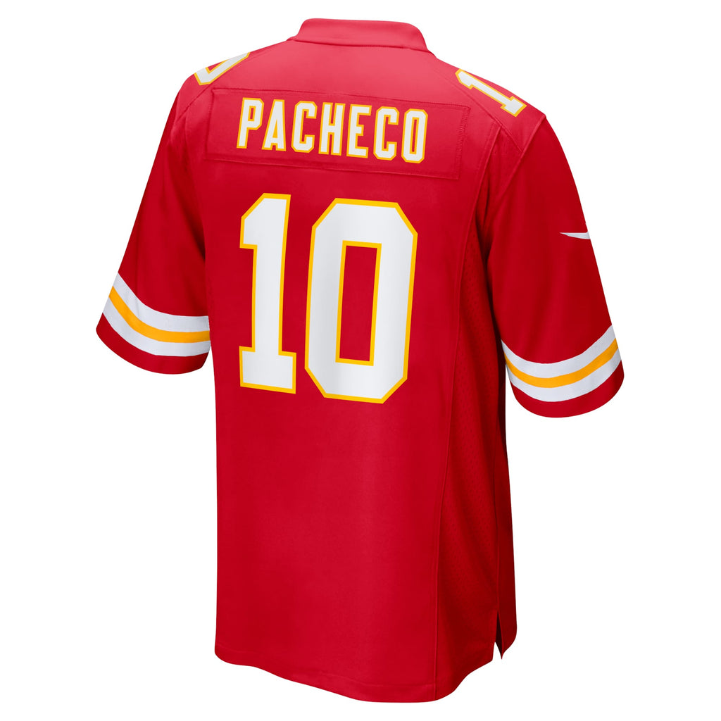 Isiah Pacheco Kansas City Chiefs Super Bowl LVII Patch Game Jersey - Red