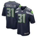 Kam Chancellor Seattle Seahawks Retired Player Game Jersey - College Navy