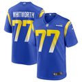 Andrew Whitworth Los Angeles Rams Game Jersey - Royal