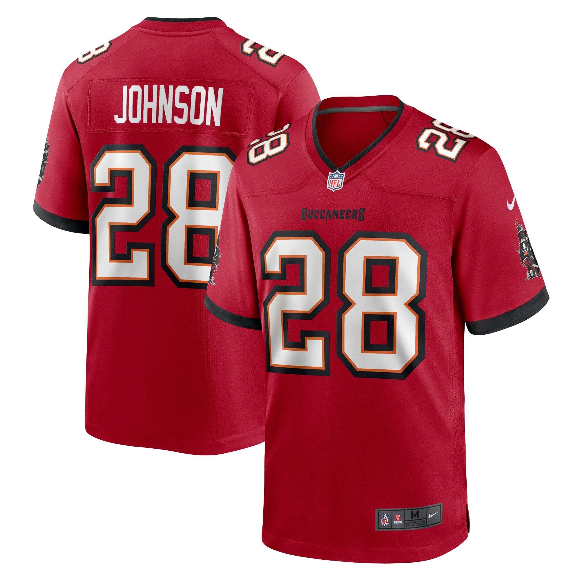 Cephus Johnson Tampa Bay Buccaneers Team Game Jersey - ?Red