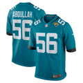 Yasir Abdullah Jacksonville Jaguars Team Game Jersey - ?Teal