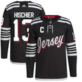 Nico Hischier New Jersey Devils 2021/22 Alternate Primegreen Authentic Pro Player Jersey - Black