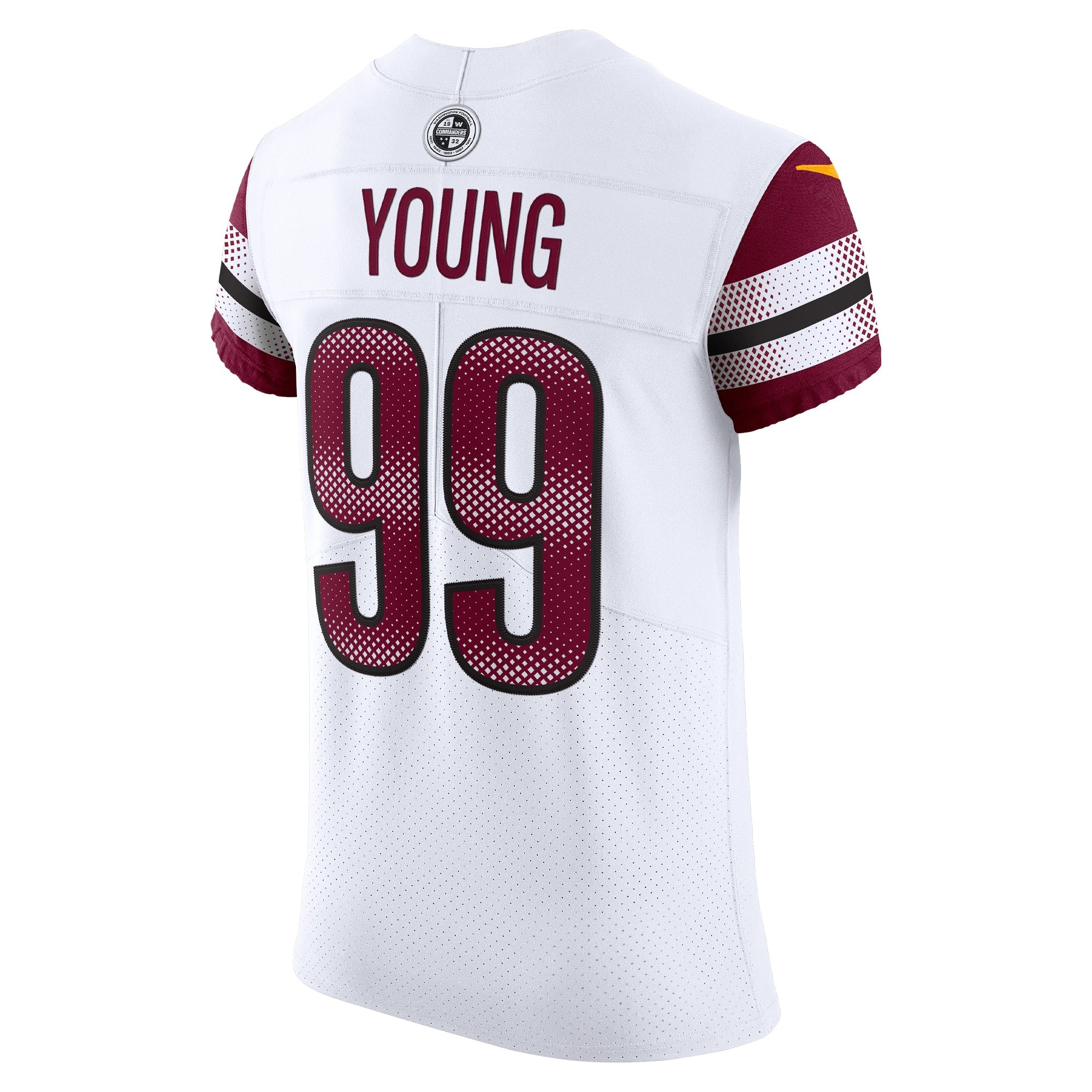Chase Young Washington Commanders Vapor Elite Jersey - White