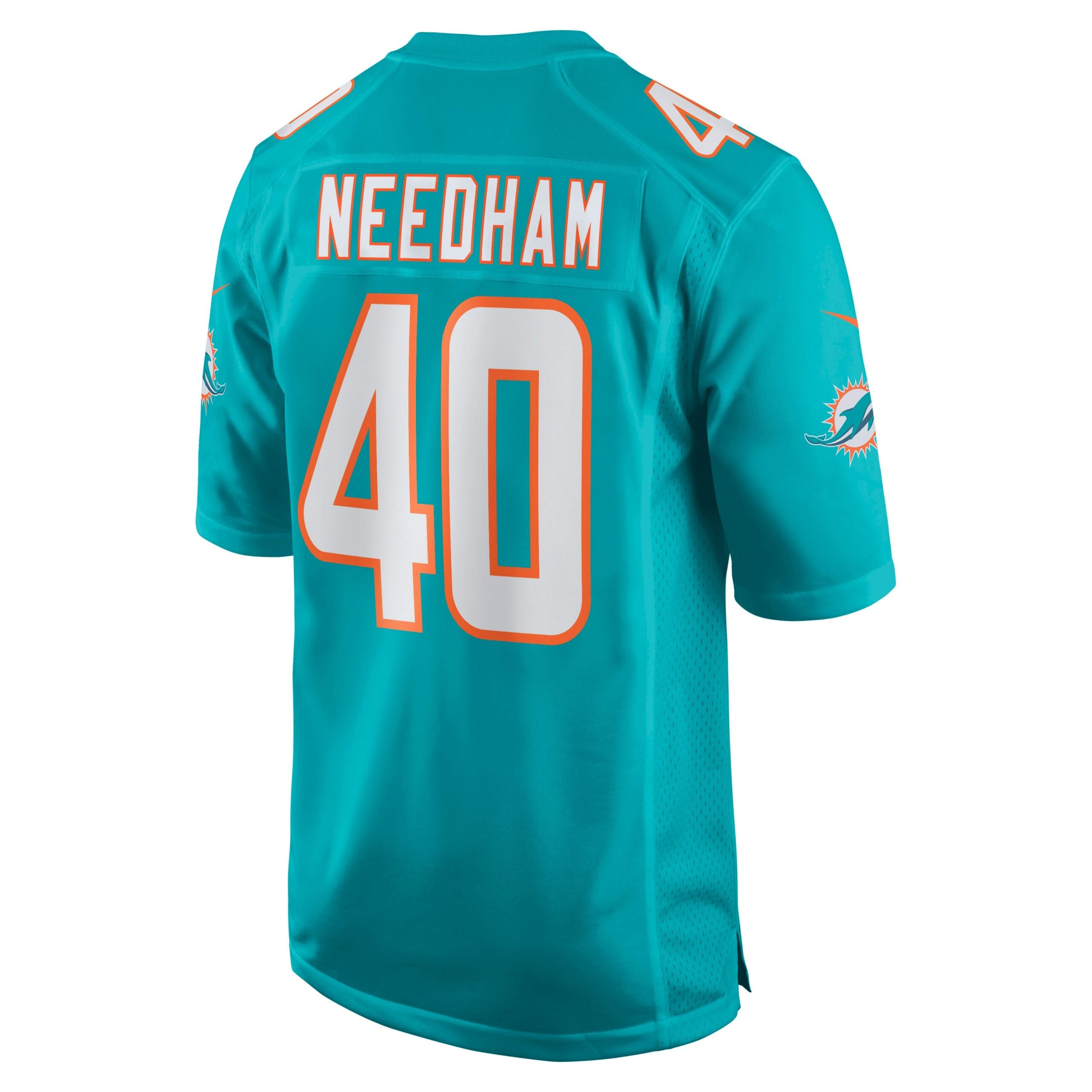 Nik Needham Miami Dolphins Game Jersey - Aqua