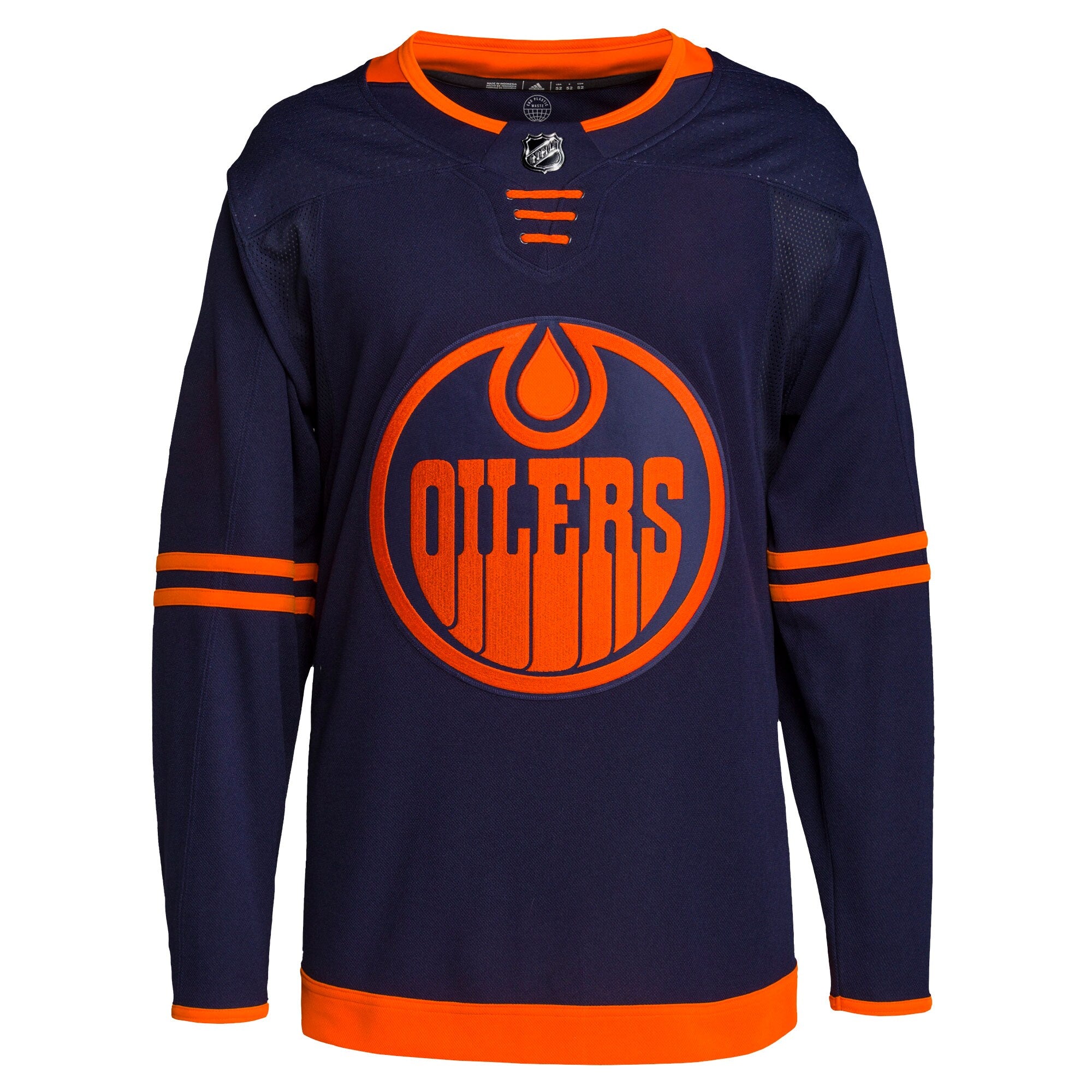 Edmonton Oilers Alternate Primegreen Authentic Pro Blank Jersey - Navy