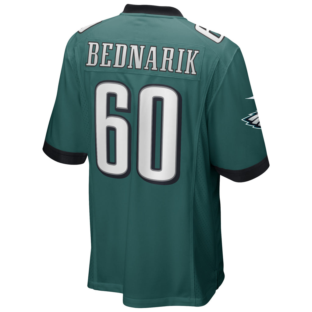 Chuck Bednarik Philadelphia Eagles Game Retired Player Jersey - Midnight Green
