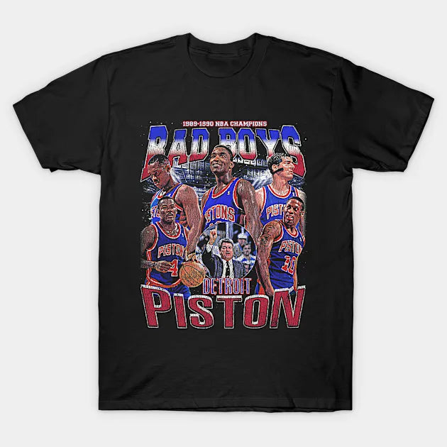 Detroit Pistons Bad Boys Vintage T-Shirt