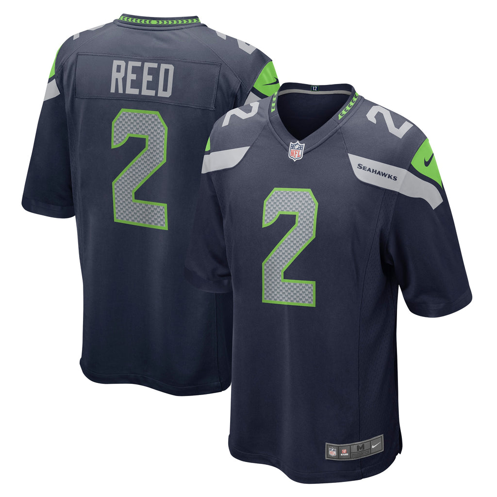 D.J. Reed Seattle Seahawks Player Game Jersey - College Navy