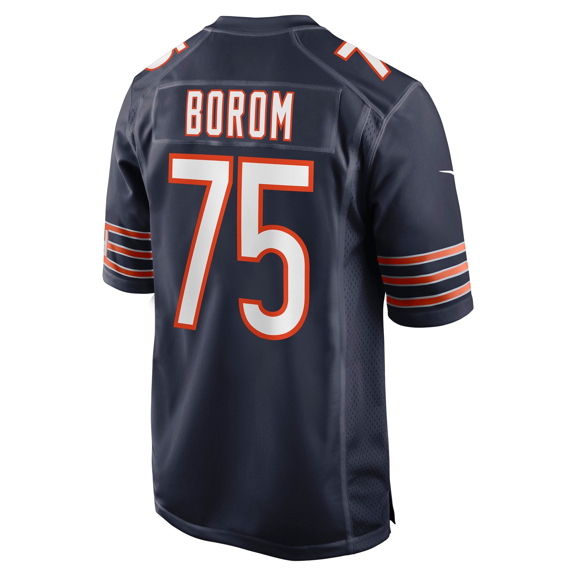 Larry Borom Chicago Bears Game Jersey - Navy