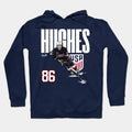 Usa Jack Hughes #86 Hockey Cartoon-Khjh8601 Hoodie