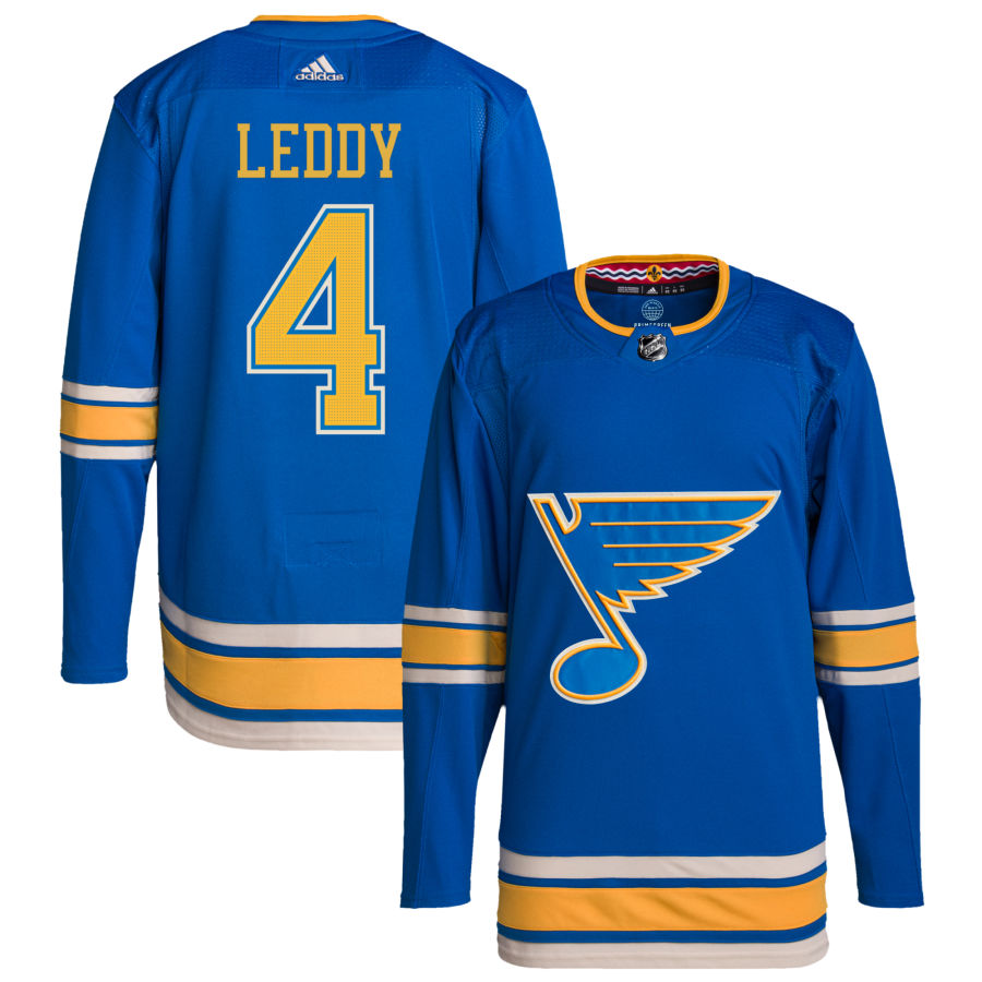 Nick Leddy St. Louis Blues Alternate Authentic Pro Jersey - Blue