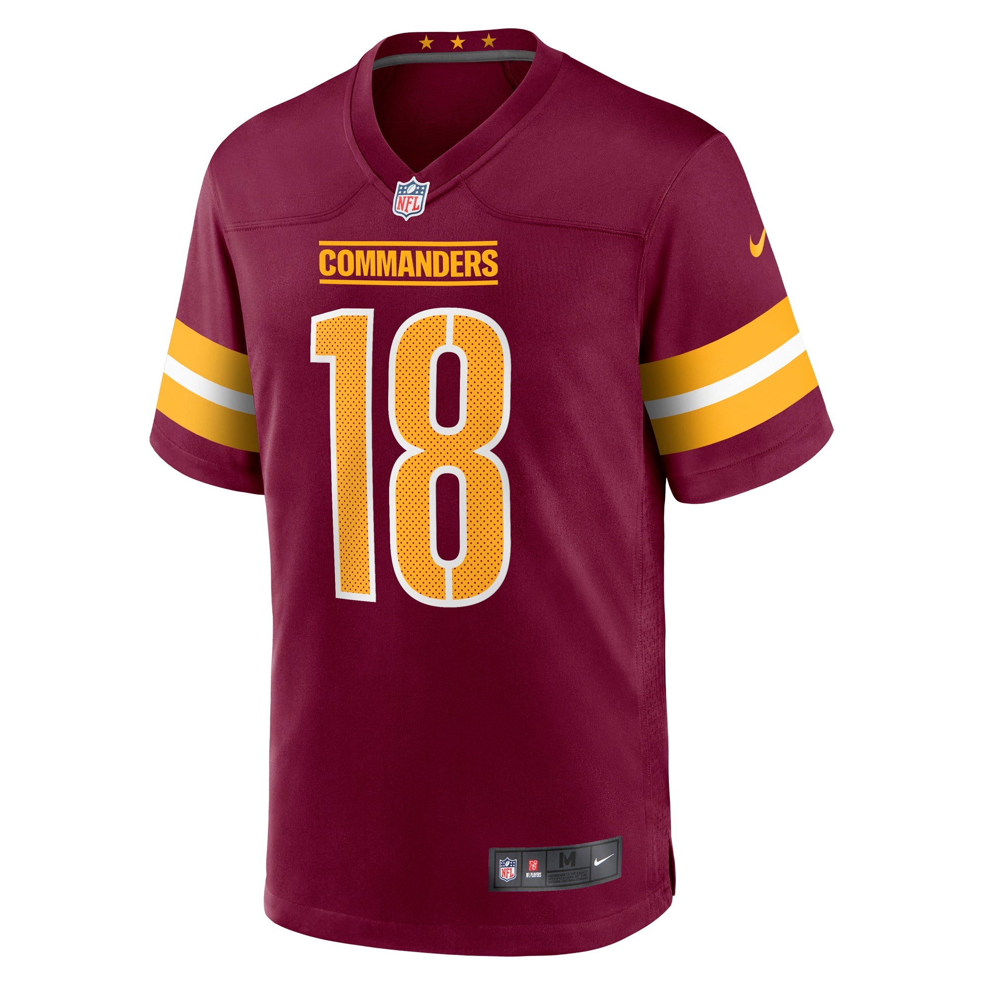 Jalen Sample Washington Commanders Team Game Jersey - Burgundy
