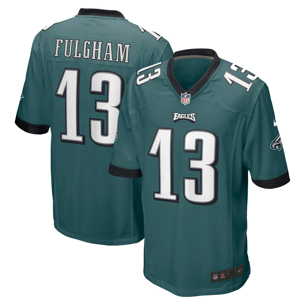 Travis Fulgham Philadelphia Eagles Game Jersey - Midnight Green