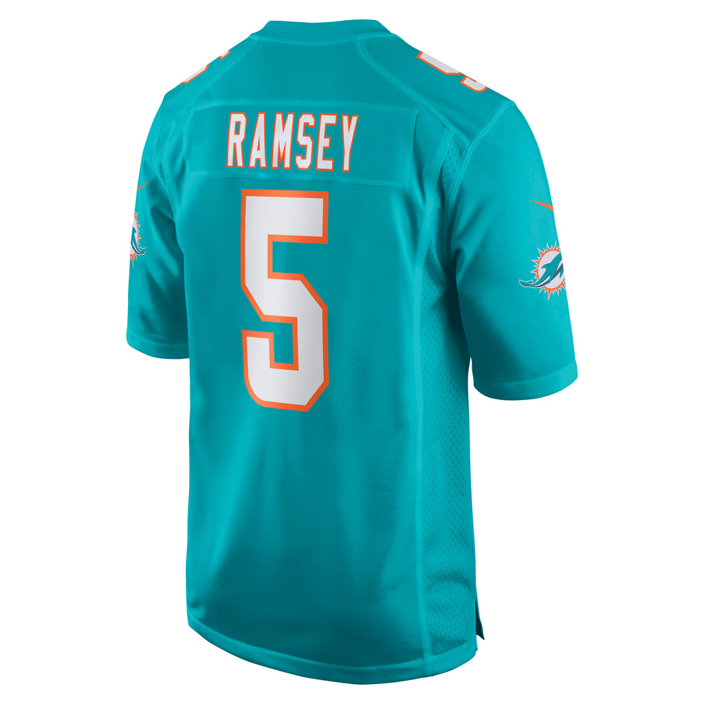 Jalen Ramsey Miami Dolphins Team Color Game Jersey - Aqua