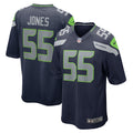 Dre'Mont Jones Seattle Seahawks Game Player Jersey - College Navy