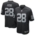 Josh Jacobs Las Vegas Raiders Game Player Jersey - Black