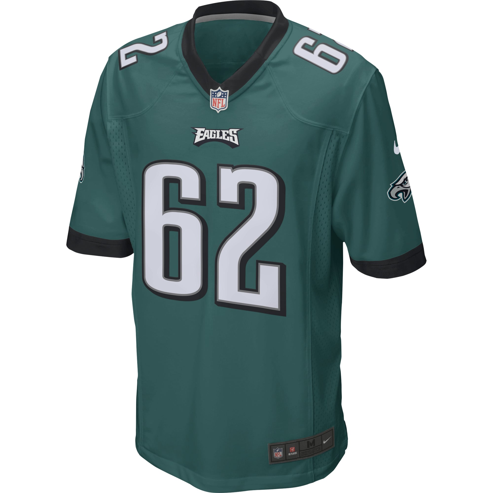 Jason Kelce Philadelphia Eagles Game Jersey - Midnight Green