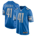 James Houston Detroit Lions Game Jersey - Blue