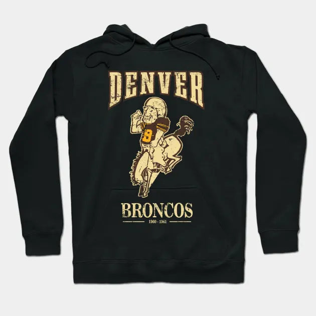 Broncos Football Vintage Hoodie