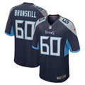 Daniel Brunskill Tennessee Titans Game Player Jersey - Navy
