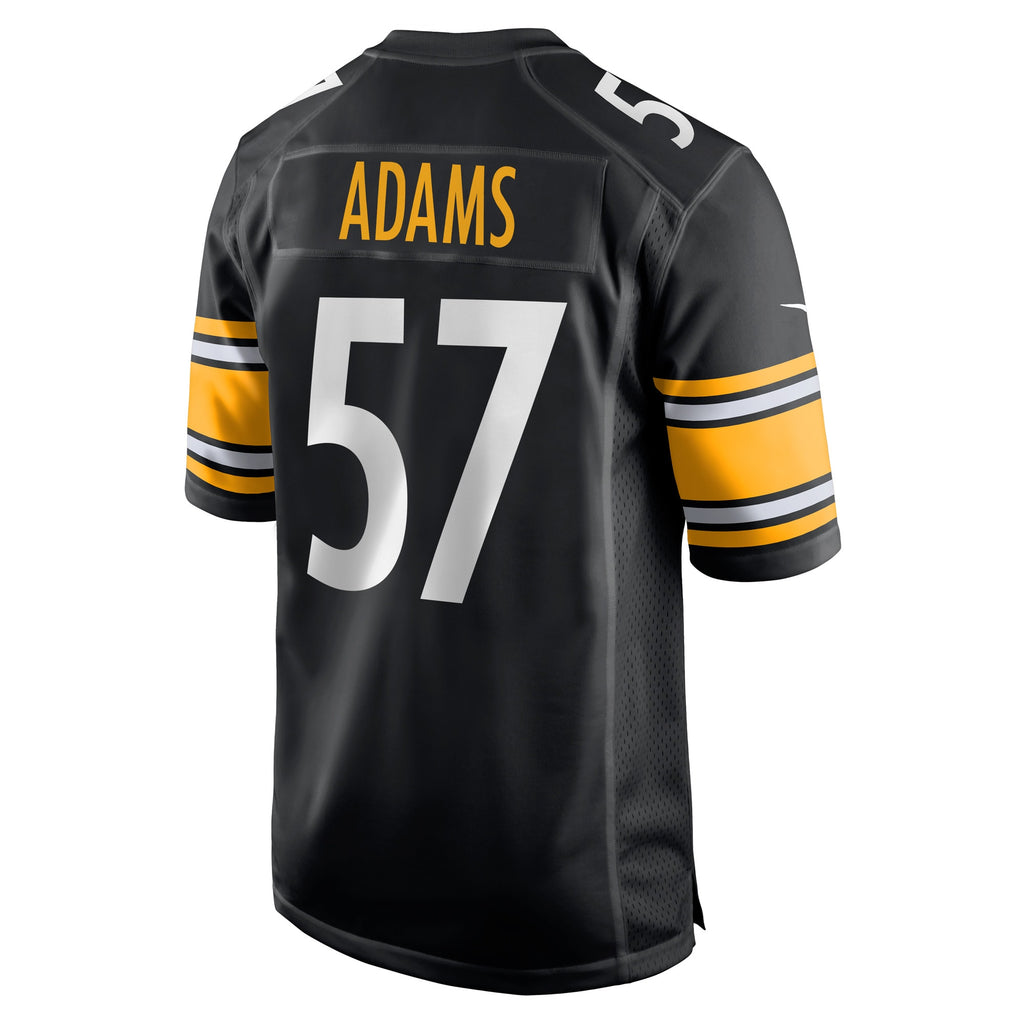 Montravius Adams Pittsburgh Steelers Game Player Jersey - Black