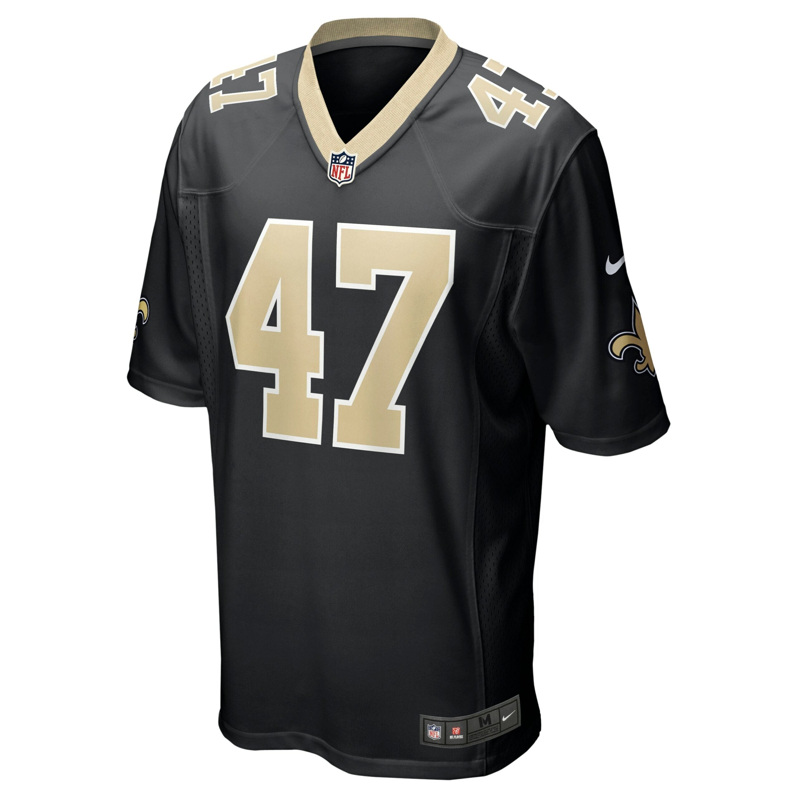 Alex Anzalone New Orleans Saints Game Jersey - Black