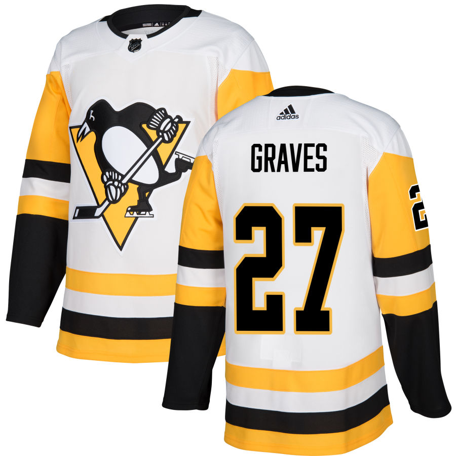 Ryan Graves Pittsburgh Penguins Authentic Jersey - White