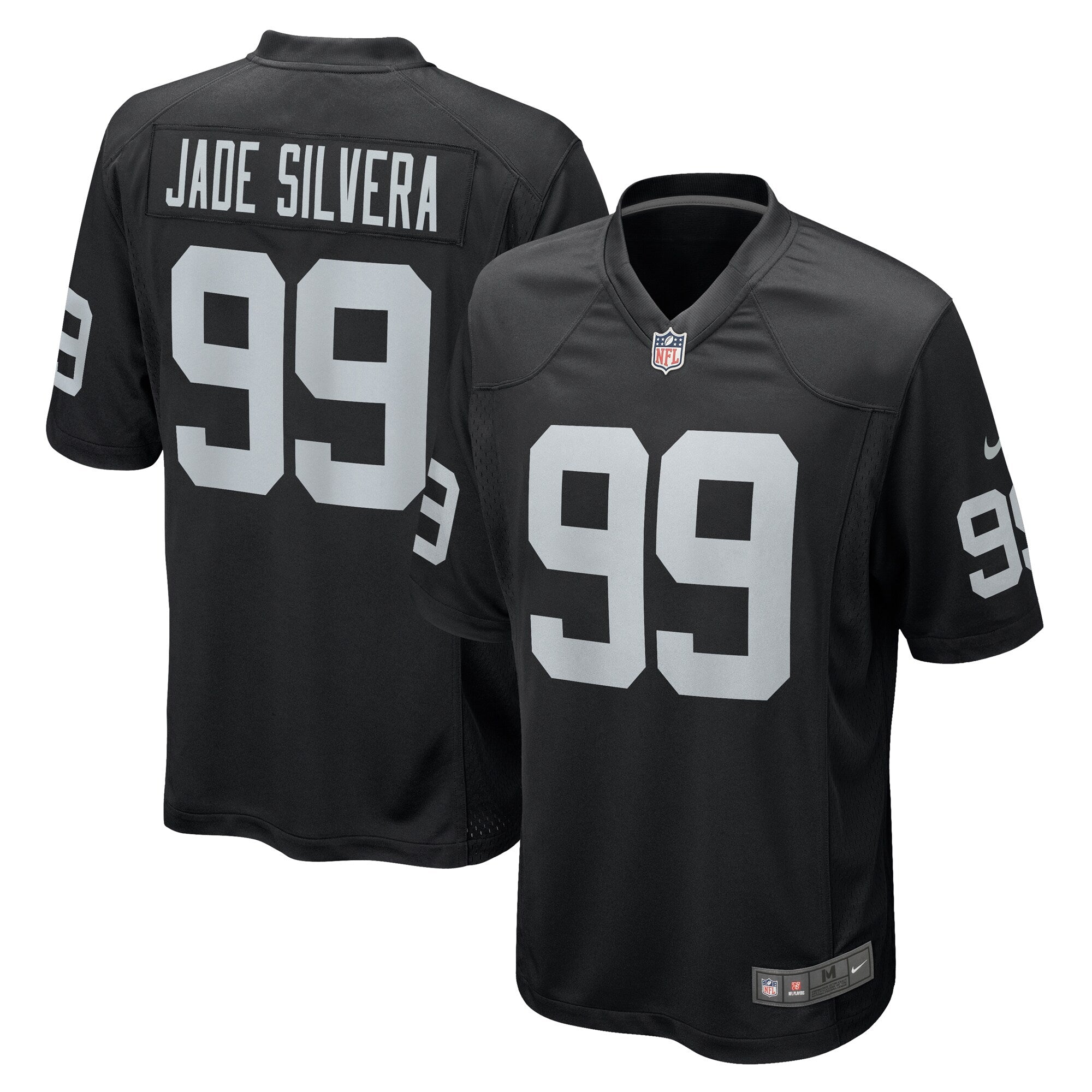 Nesta Jade Silvera Las Vegas Raiders Team Game Jersey - ?Black