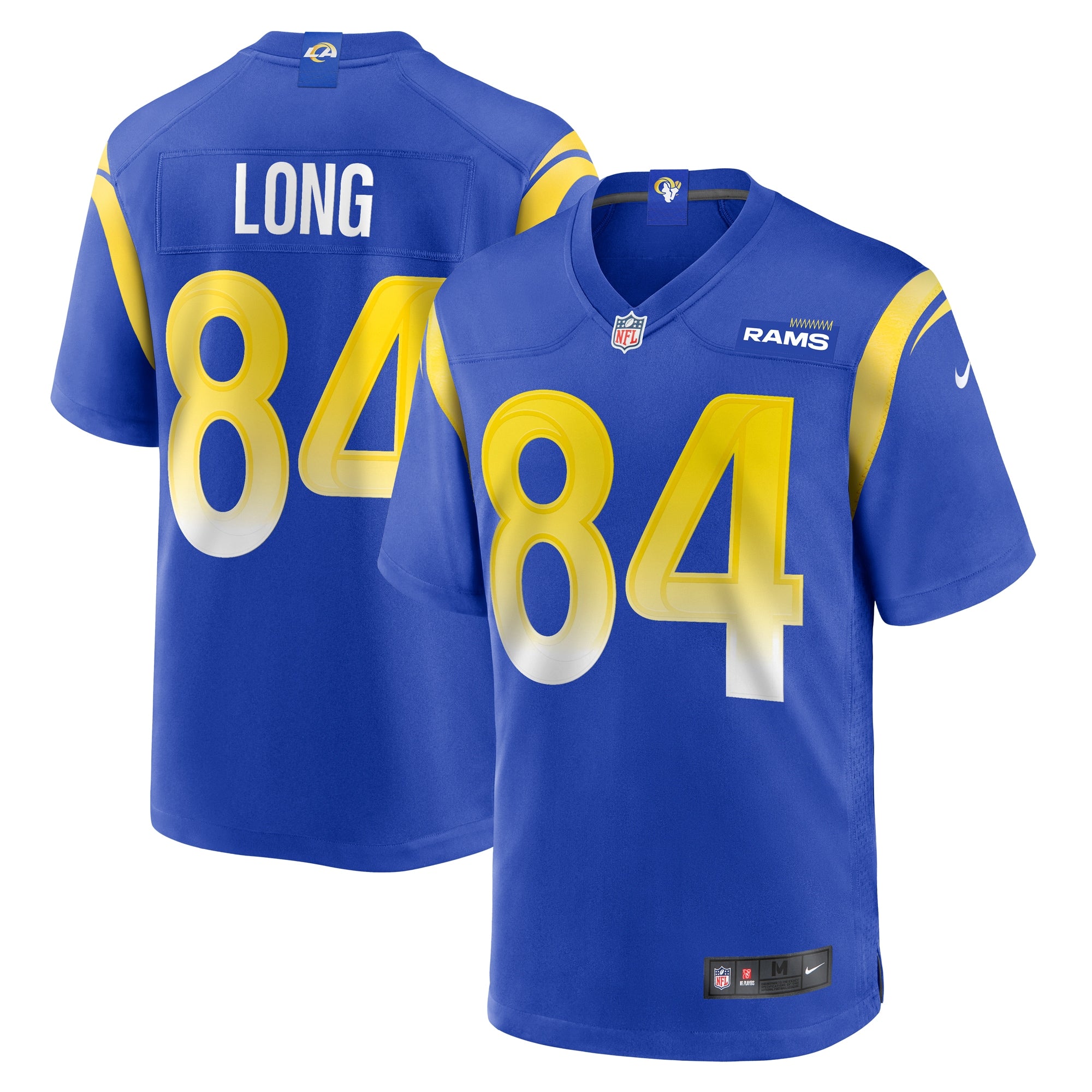 Hunter Long Los Angeles Rams Home Game Jersey - Royal