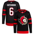 Jakob Chychrun Ottawa Senators Home Primegreen Authentic Pro Jersey - Black