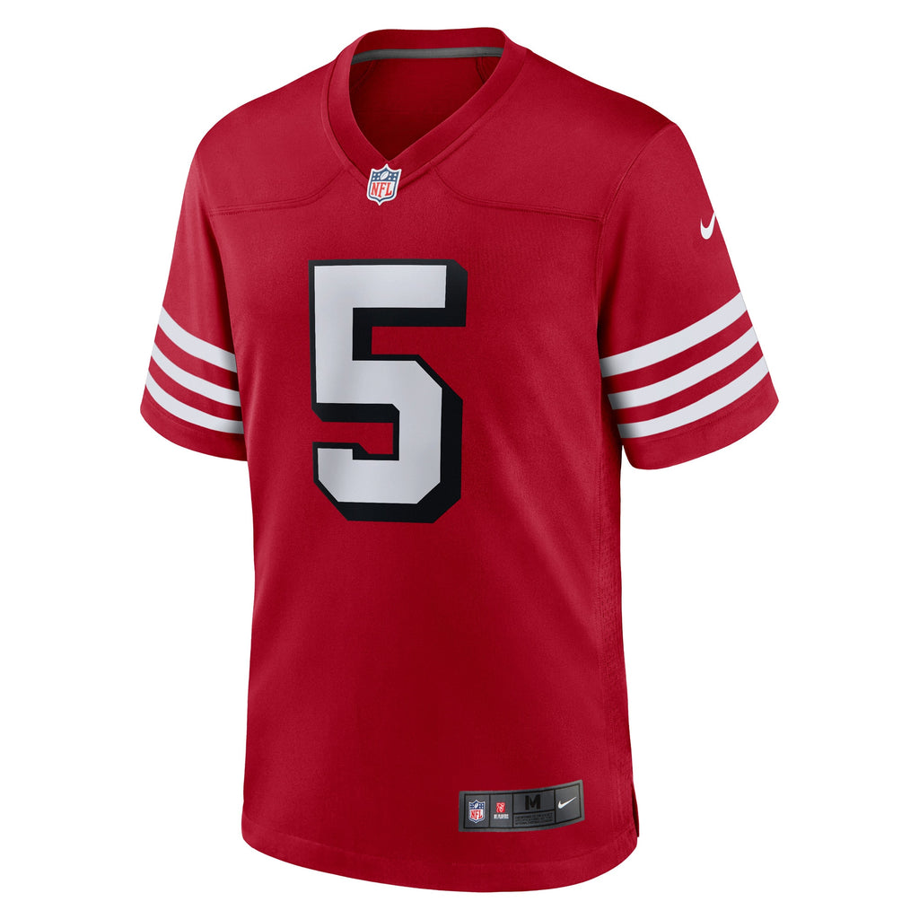 Trey Lance San Francisco 49ers Alternate Game Player Jersey - Scarlet