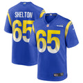 Coleman Shelton Los Angeles Rams Game Jersey - Royal
