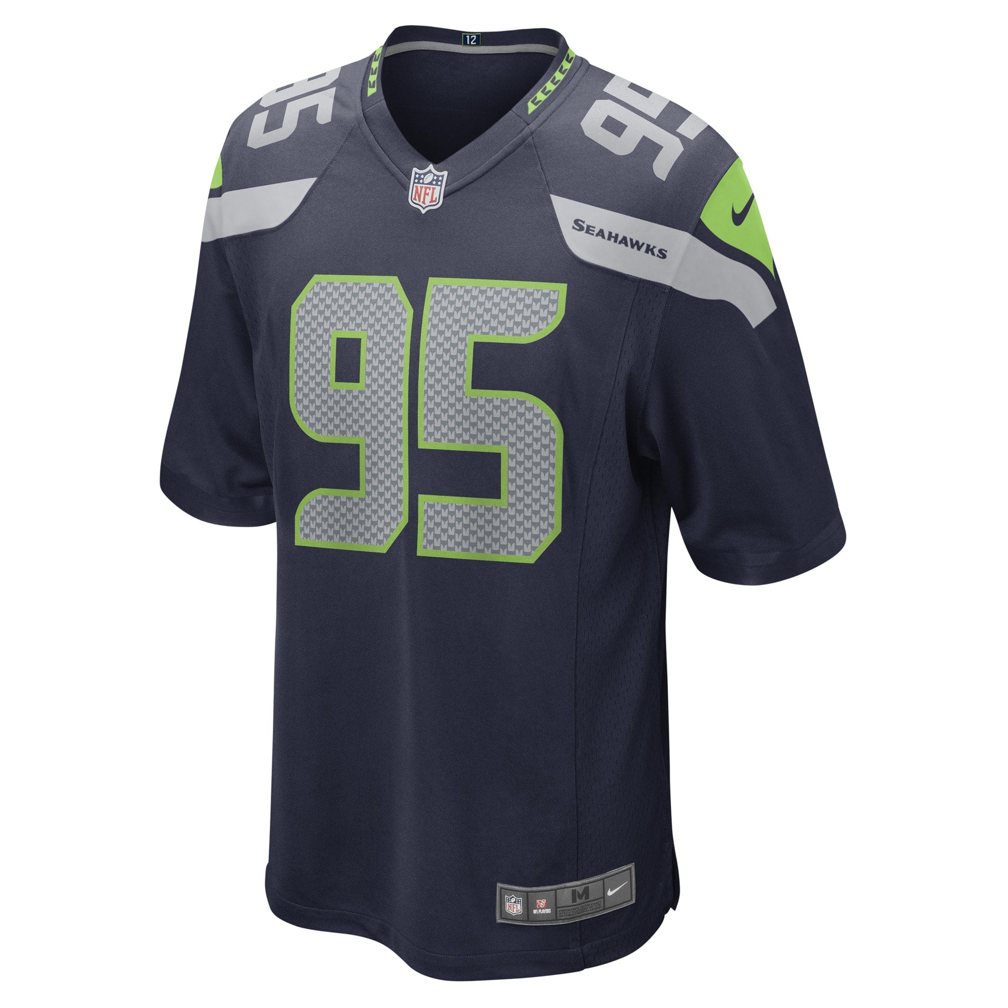 Myles Adams Seattle Seahawks Game Player Jersey - College Navy