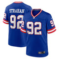 Men's New York Giants Michael Strahan Classic Retired Player Game Jersey Royal