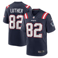 T.J. Luther New England Patriots Team Game Jersey - ?Navy