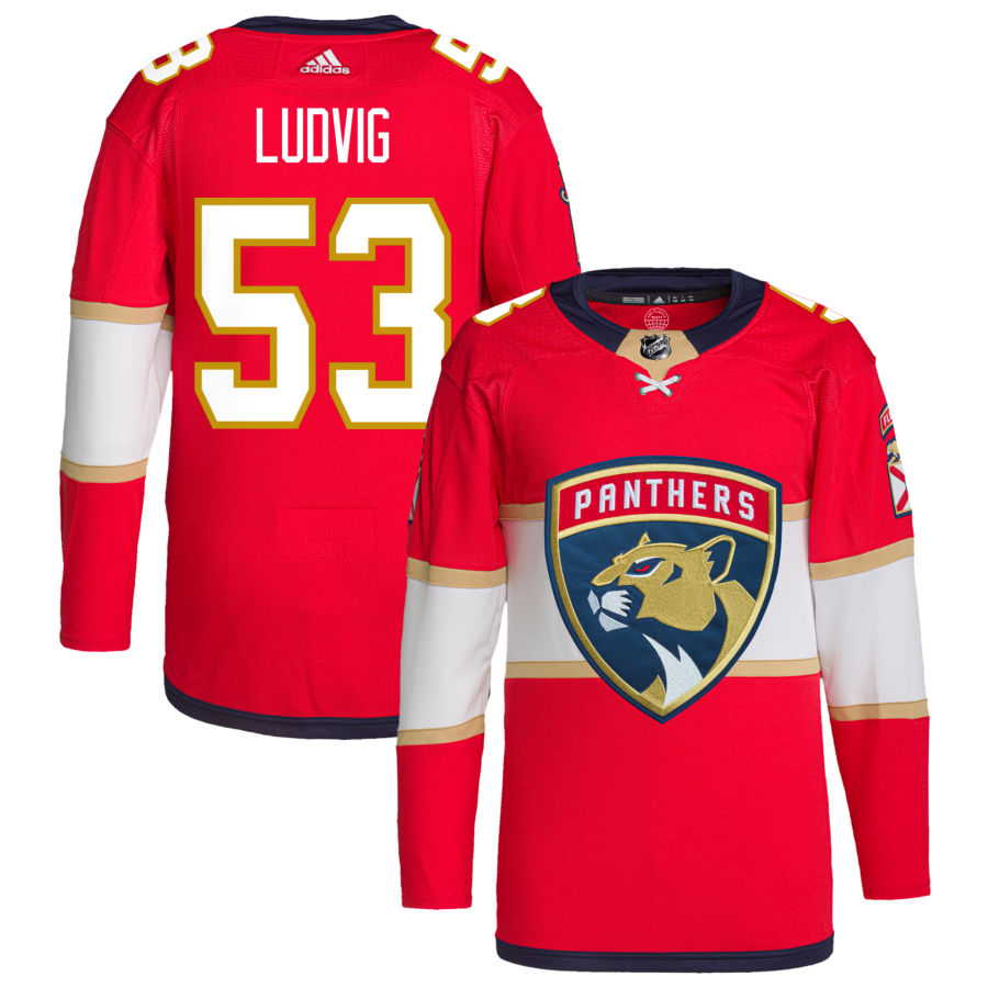 John Ludvig Florida Panthers Home Primegreen Authentic Pro Jersey - Red