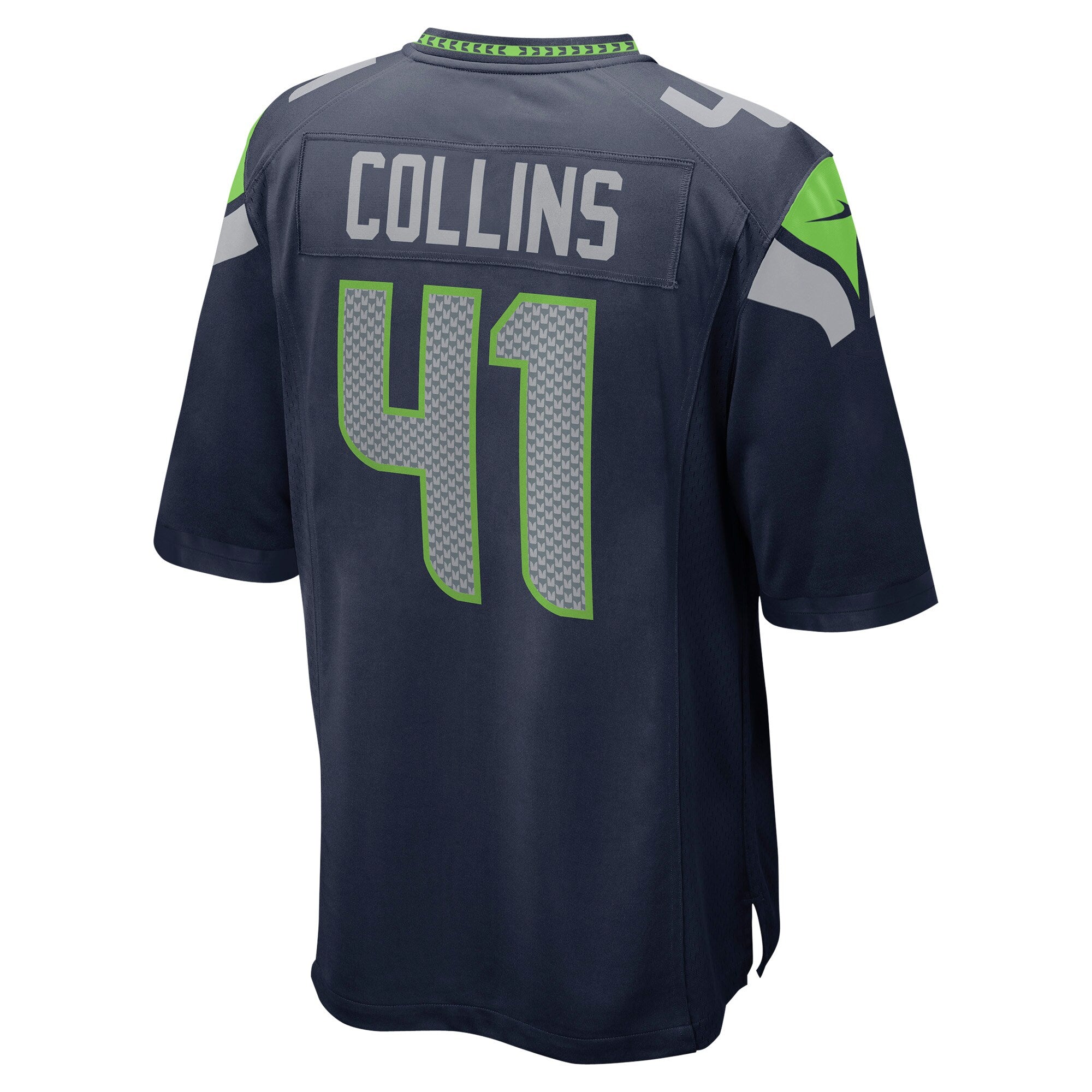 Alex Collins Seattle Seahawks Game Jersey - College Navy